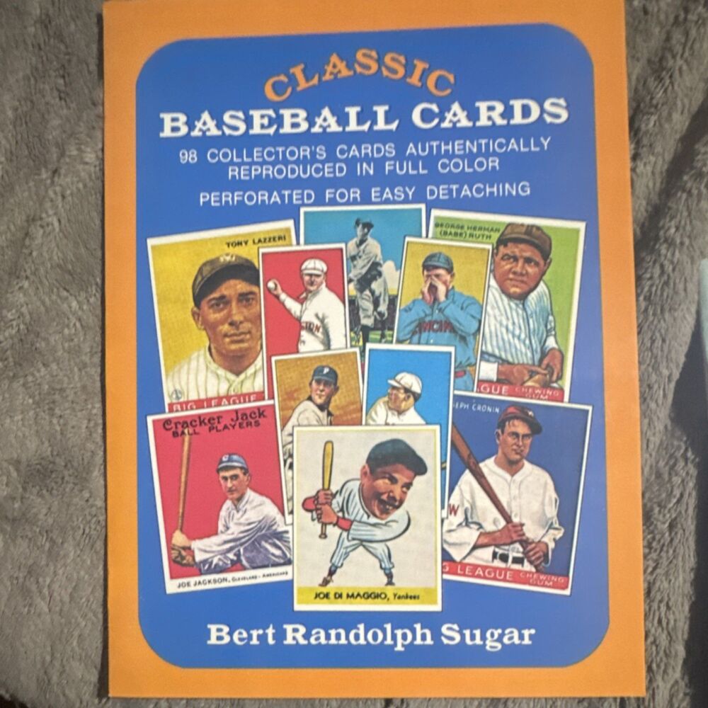 Bert Randolph Sugar Classic Baseball Cards Softcover Illustrated, Dover English